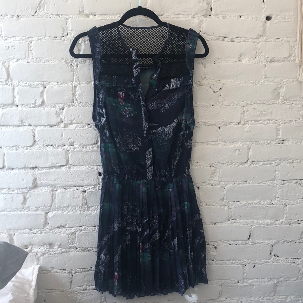 Timo Weiland watercolors pleated skirt dress- 2